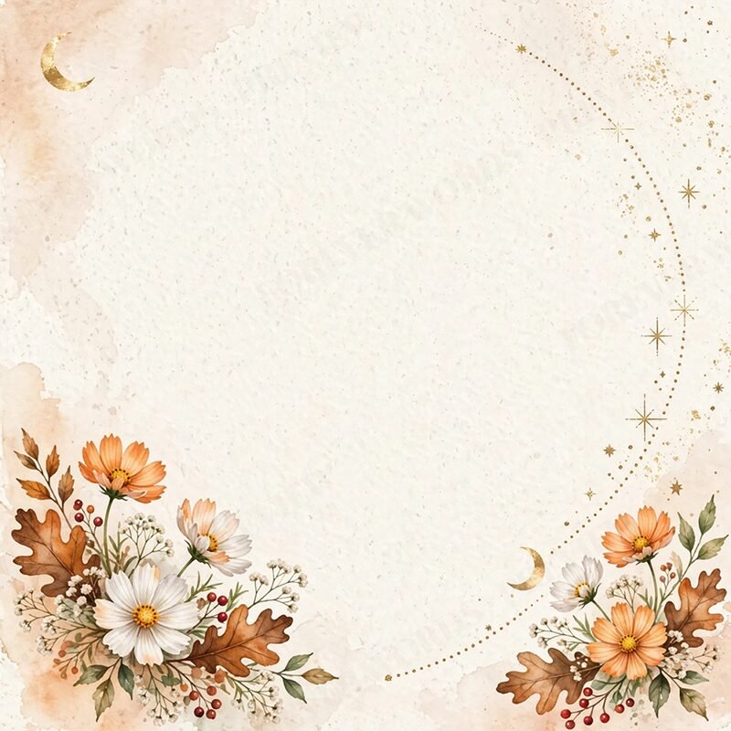 Included message card for Cosmos Moon & Bloom Necklace for Daughter – Personalized Gift from Dad