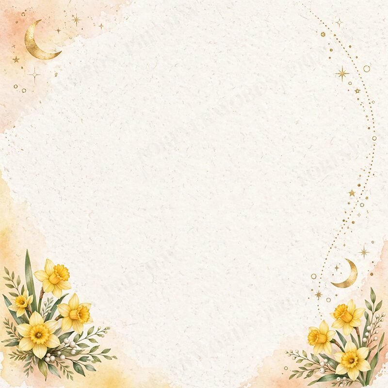 Included message card for Daffodil Moon & Bloom Necklace for Daughter – Personalized Gift from Dad