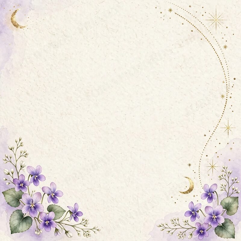 Included message card for Violet Moon & Bloom Necklace for Daughter – Personalized Gift from Dad