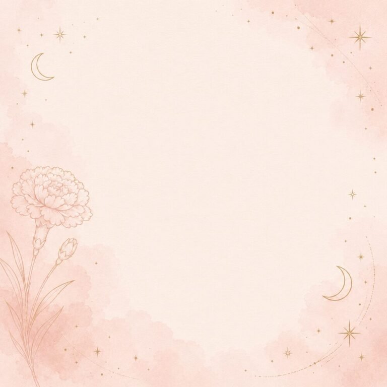Soft Blush card template